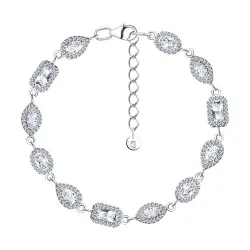 Brățară din argint cu Cubic Zirconia Incolor