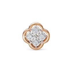 Pandantiv din aur roșu cu pietre Diamant