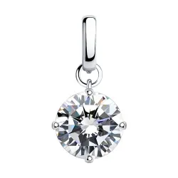 Pandantiv din argint cu Cubic Zirconia Incolor