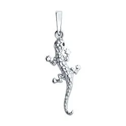 Pandantiv din argint cu Cubic Zirconia Negru