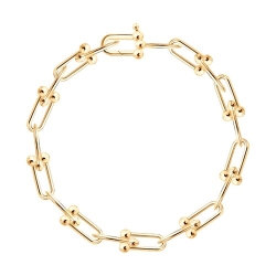 Браслет из красного золота без камней