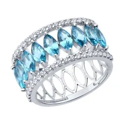 Inel din argint cu Cubic Zirconia Incolor, Sital London (sint.)