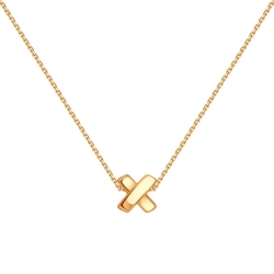 Колье из красного золота без камней