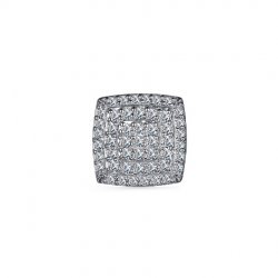 Pandantiv din aur albcu pietre Diamant