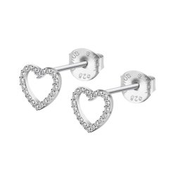Cercei Pusete din argint cu Cubic Zirconia Incolor