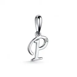 Pandantiv din aur alb cu Diamant