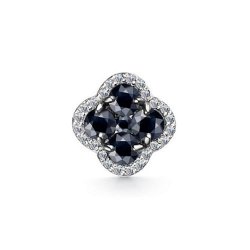 Pandantiv din aur roșu cu pietre Diamant, Safir