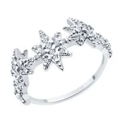 Inel din argint cu Cubic Zirconia Incolor