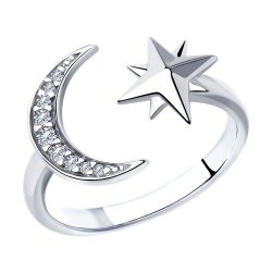 Inel din argint  cu pietre Cubic Zirconia Incolor