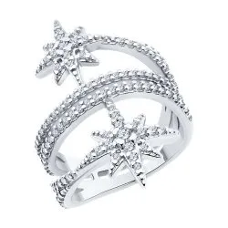 Inel din argint cu Cubic Zirconia Incolor