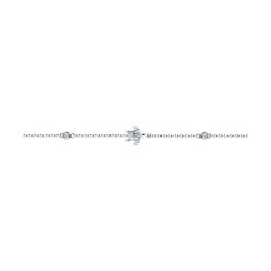 Brățară p/u Picior din argint  cu pietre Cubic Zirconia Incolor