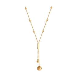 Колье из красного золота без камней