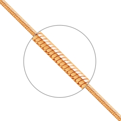 Цепь из красного золота без камней