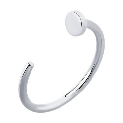 Piercing din argint  fără pietre