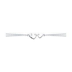 Brățară din argint  cu pietre Cubic Zirconia Incolor