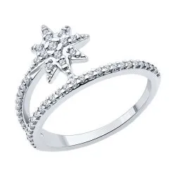 Inel din argint cu Cubic Zirconia Incolor