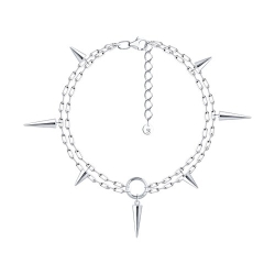 Браслет из серебра без камней