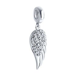 Pandantiv din argint  cu pietre Cubic Zirconia Incolor