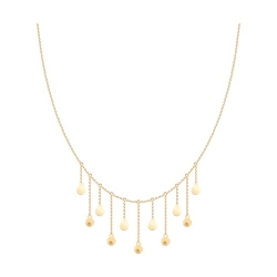 Colier din aur roșu fără pietre