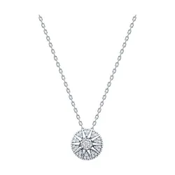 Colier din argint cu Cubic Zirconia Incolor