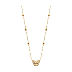 Colier din aur roșu fără pietre