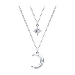 Colier din argint  cu pietre Cubic Zirconia Incolor