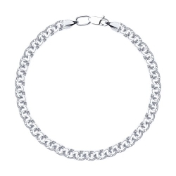 Браслет из серебра без камней