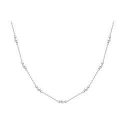 Colier din argint  cu pietre Perla Albă