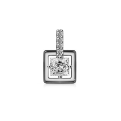 Pandantiv din argint  cu pietre Cubic Zirconia Incolor