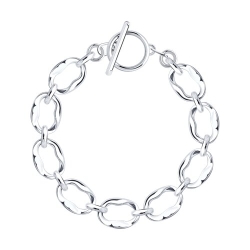 Браслет из серебра без камней