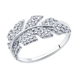 Inel din argint cu Cubic Zirconia Incolor