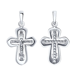 Cruce din argint  fără pietre