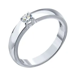 Inel din aur alb cu Diamant