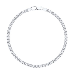 Браслет из серебра без камней