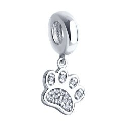 Pandantiv din argint  cu pietre Cubic Zirconia Incolor