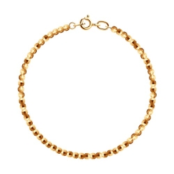 Браслет из красного золота без камней