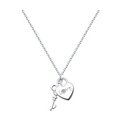 Colier din argint  cu pietre Cubic Zirconia Incolor