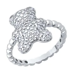Inel din argint cu Cubic Zirconia Incolor