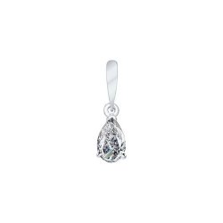 Pandantiv din argint  cu pietre Cubic Zirconia Incolor