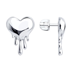 Cercei Pusete din argint  fără pietre