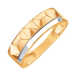 Inel din aur roșu fără pietre