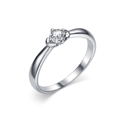 Inel din argint  cu pietre Cubic Zirconia Incolor