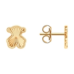 Cercei Pusete din aur roșu fără pietre