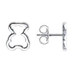 Cercei Pusete din argint  fără pietre