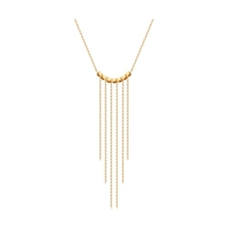 Колье из красного золота без камней