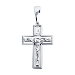 Cruce din argint  fără pietre