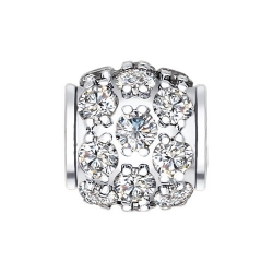 Pandantiv din argint  cu pietre Cubic Zirconia Incolor