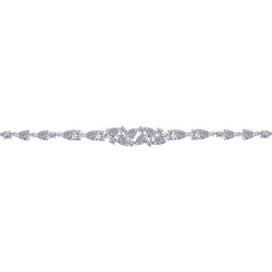 Brățară din argint  cu pietre Cubic Zirconia Incolor