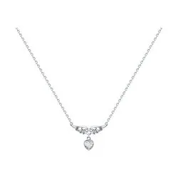 Colier din argint cu Cubic Zirconia Incolor
