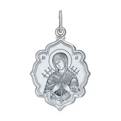 Иконка из серебра без камней